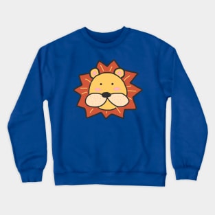 Cute lion face graphic Crewneck Sweatshirt